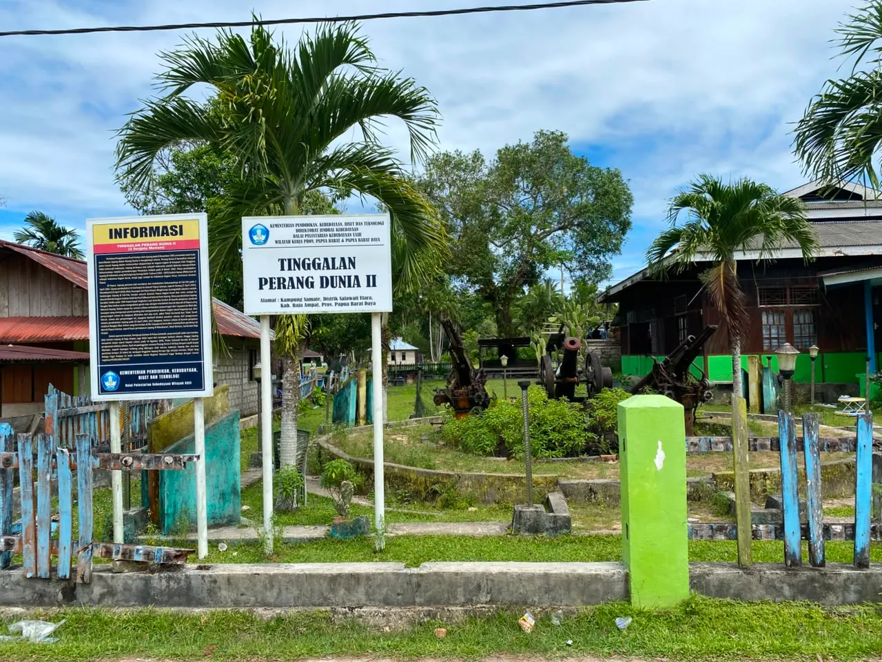 Peninggalan Perang Dunia II di Kampung Samate (2)