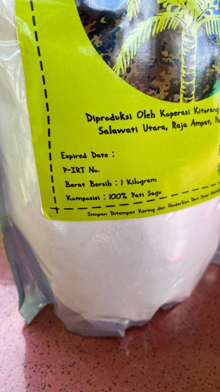 Pengolahan tepung sagu di Kampung Samate (4)
